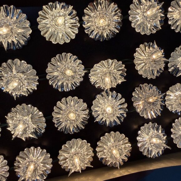 Vintage Kurt Adler Santa's World 35 Diamond Crystal light set Christmas Working - Picture 12 of 16